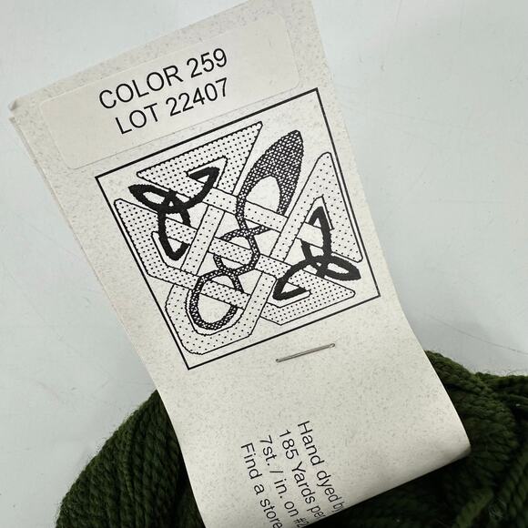 Interlacements Tiny Toes Yarn Hand Dyed Judy Ditmore Green SuperWash Merino Wool - Picture 2 of 9